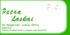 petra laskai business card